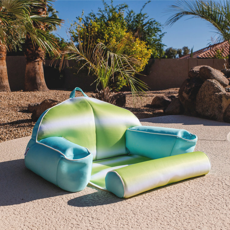 Inflatable sun 2024 lounger pool